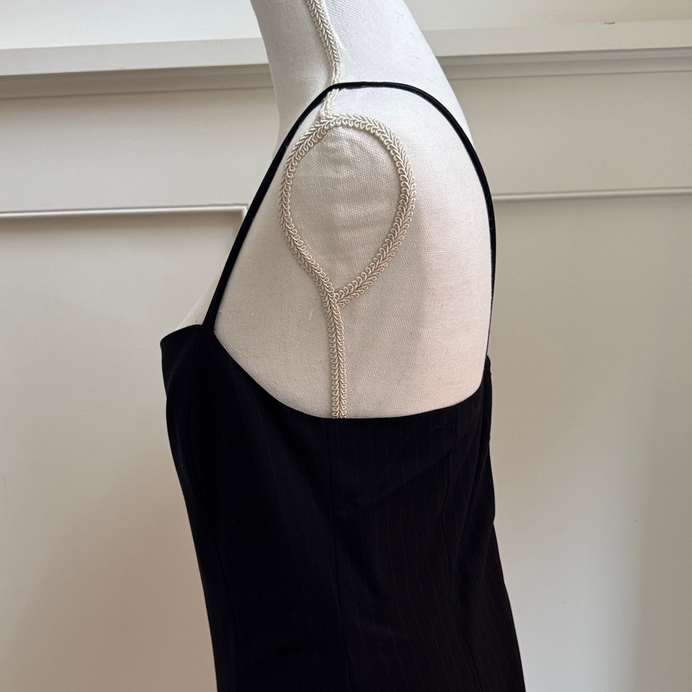 Ralph by Ralph Lauren Navy and Red pin stripe Spaghetti Strap Dress - Picture 5 of 8